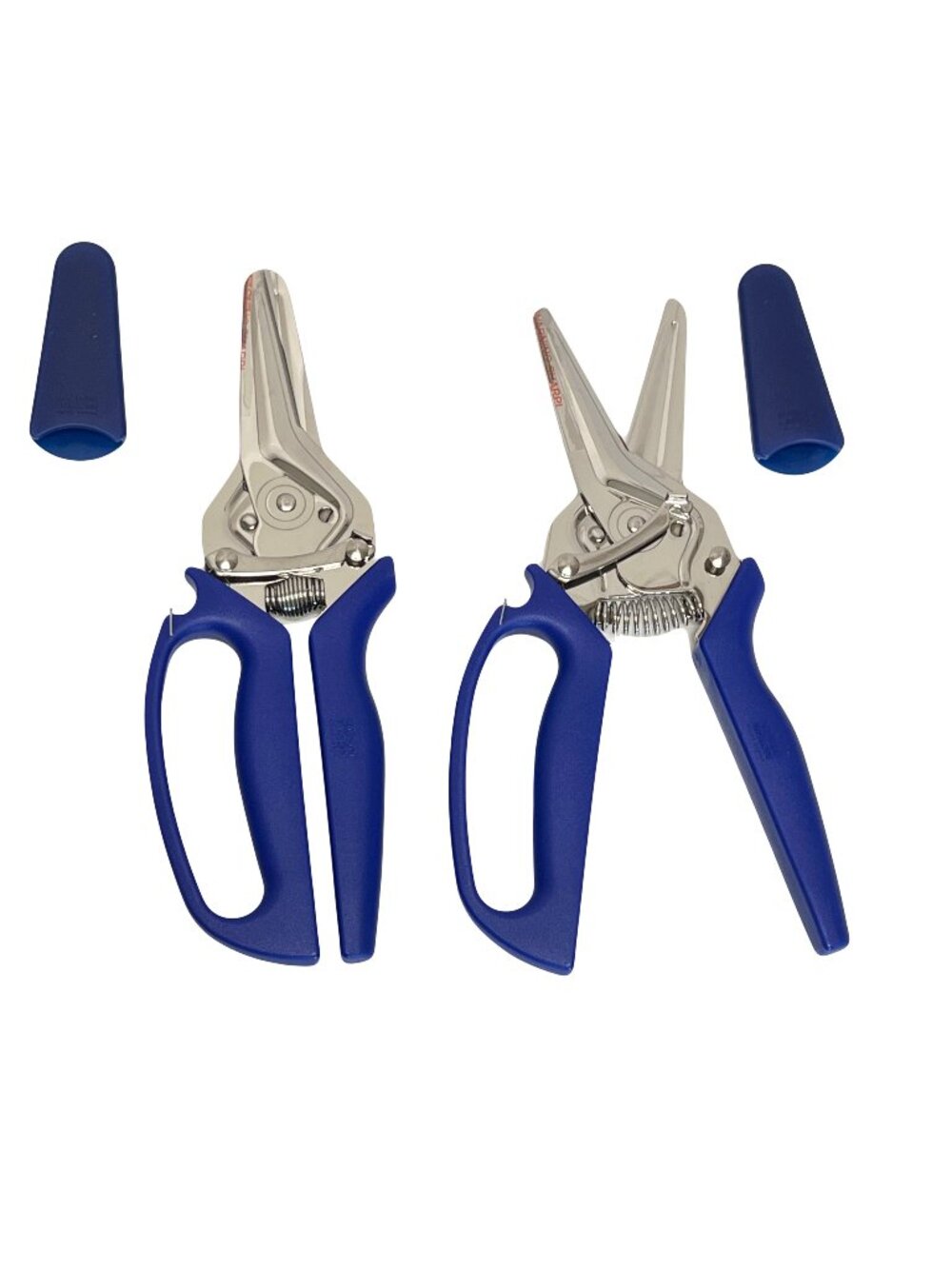 Kuhn Rikon 3-in-1 Shears with Loop Handles Set of 2 SAPPHIRE BLUE NEW